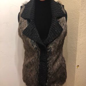 New Sexy Western Faux Fur Winter Sweater Vest!!!!